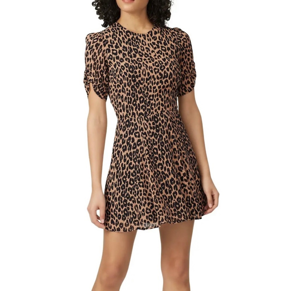 Reformation Grace Dress in Leopard Print - Womens Size 6